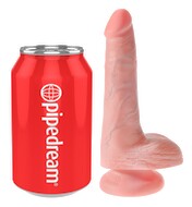 Dildo „6" Cock with Balls“ mit Saugfuß