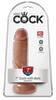 DIldo "7" Cock with Balls", 17,8 cm