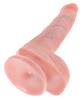 Dildo „6" Cock with Balls“ mit Saugfuß