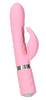 Rabbitvibrator „Lively“ mit stufenloser Vibration und Rotation, Swarovski-Kristall-Button