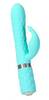 Rabbitvibrator „Lively“ mit stufenloser Vibration und Rotation, Swarovski-Kristall-Button