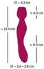 Massagestab „Thumping Wand Vibrator“ mit einführbarem Schaft