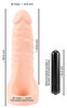 Penis-/Hodenring „Double Fucker + Vibration“ mit flexiblem Naturvibrator