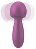 Massagestab „Flexible Mini Wand“ im Metallic-Glossy-Look