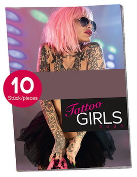 Pin-up Kalender „Tattoo-Girls 2025“ im Großformat