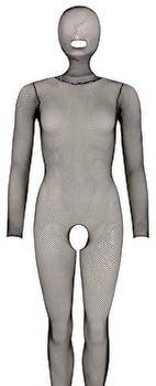 Catsuit ouvert mit Kopfmaske