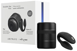 Toy-Set „Double the Fun“ mit Arcwave-Masturbator Voy & Paarvibrator We-Vibe Sync 2