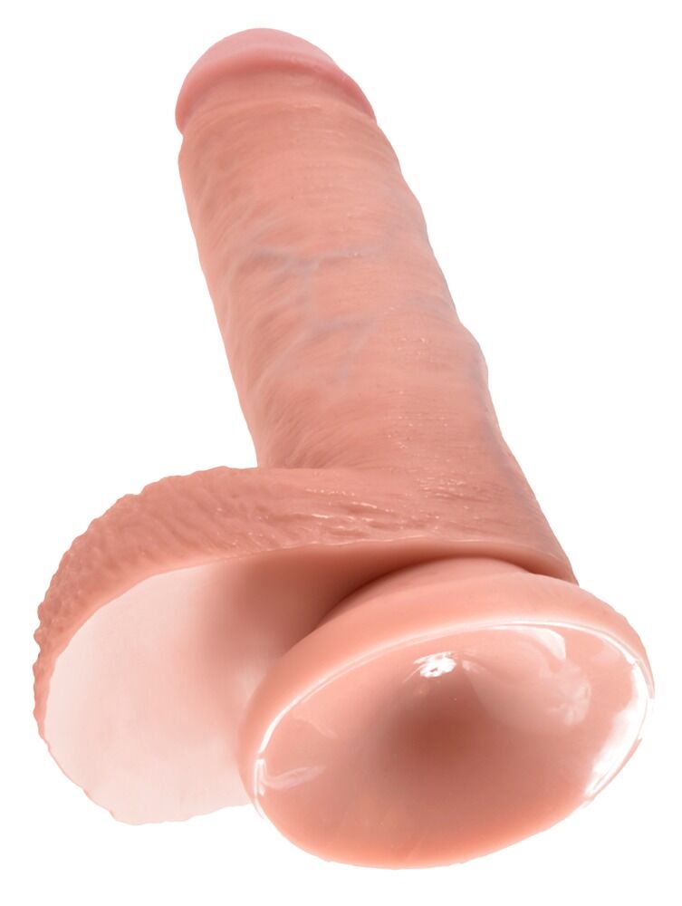 DIldo "7" Cock with Balls", 17,8 cm