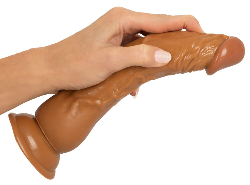 Naturdildo „European Lover Tan“ mit Saugfuß