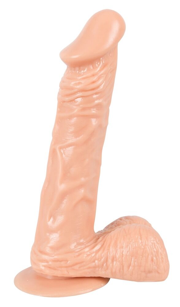 Naturdildo „European Lover“, 22,5 cm mit Saugfuß aus TPE