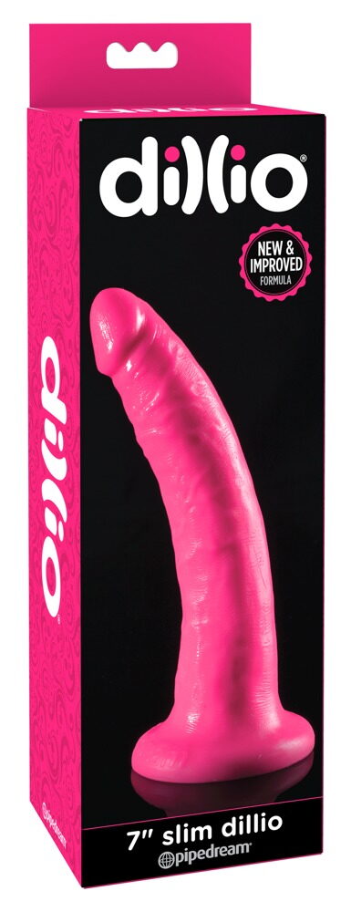 Naturdildo „7" slim dillio“, 19,9 cm