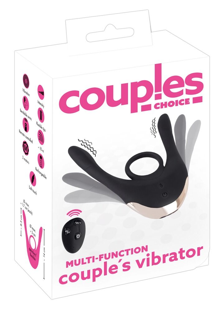 Paarvibrator „Multi-Function Couple’s Vibrator“ mit kabelloser Fernbedienung