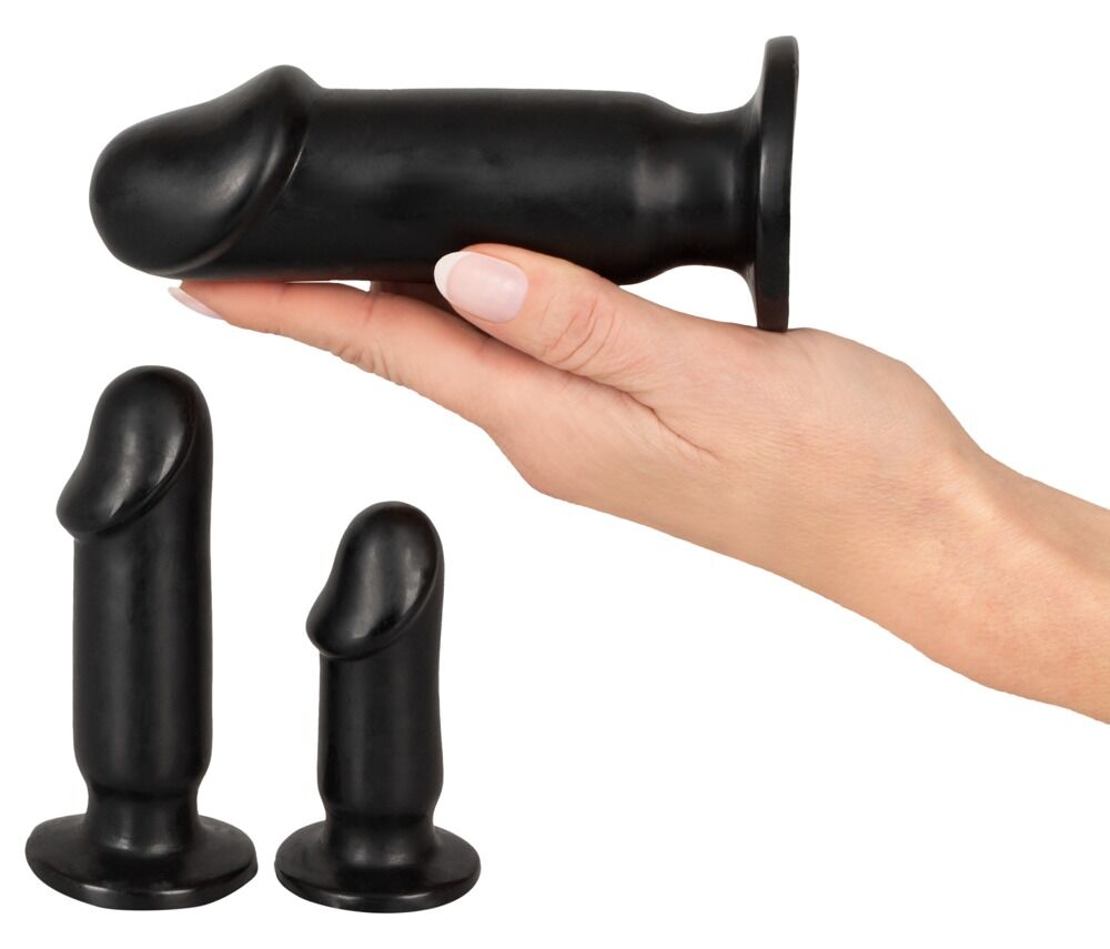 3-teiliges Set „Butt Plug Training Kit“, verschiedene Größen und Gewichte