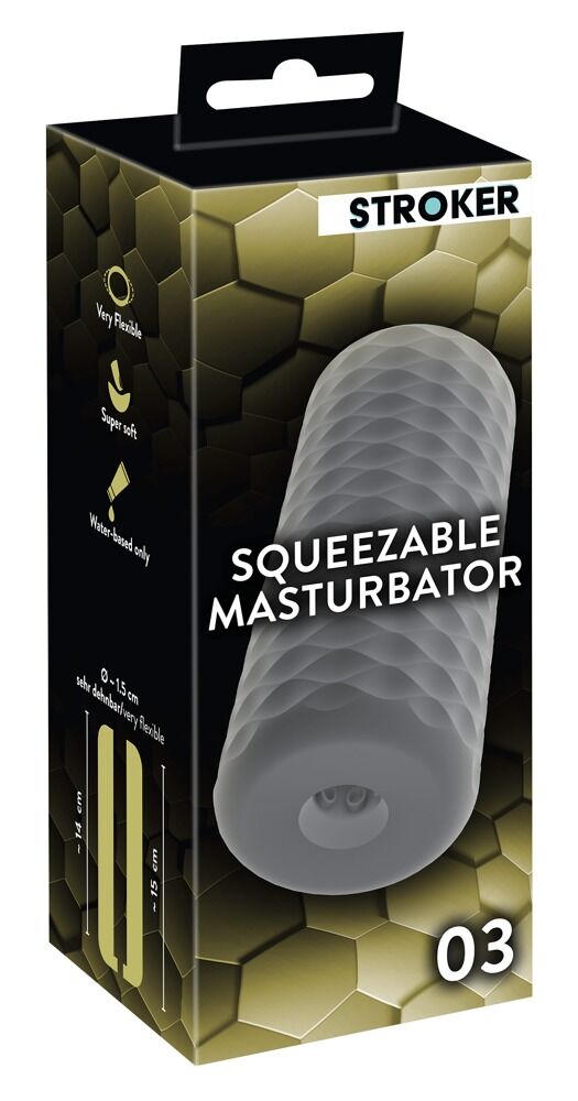 „Squeezable Masturbator“, innen mit Massagestruktur