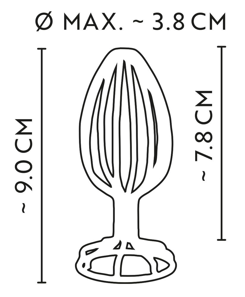 Analplug „Metal Cage Butt Plug“ aus Edelstahl