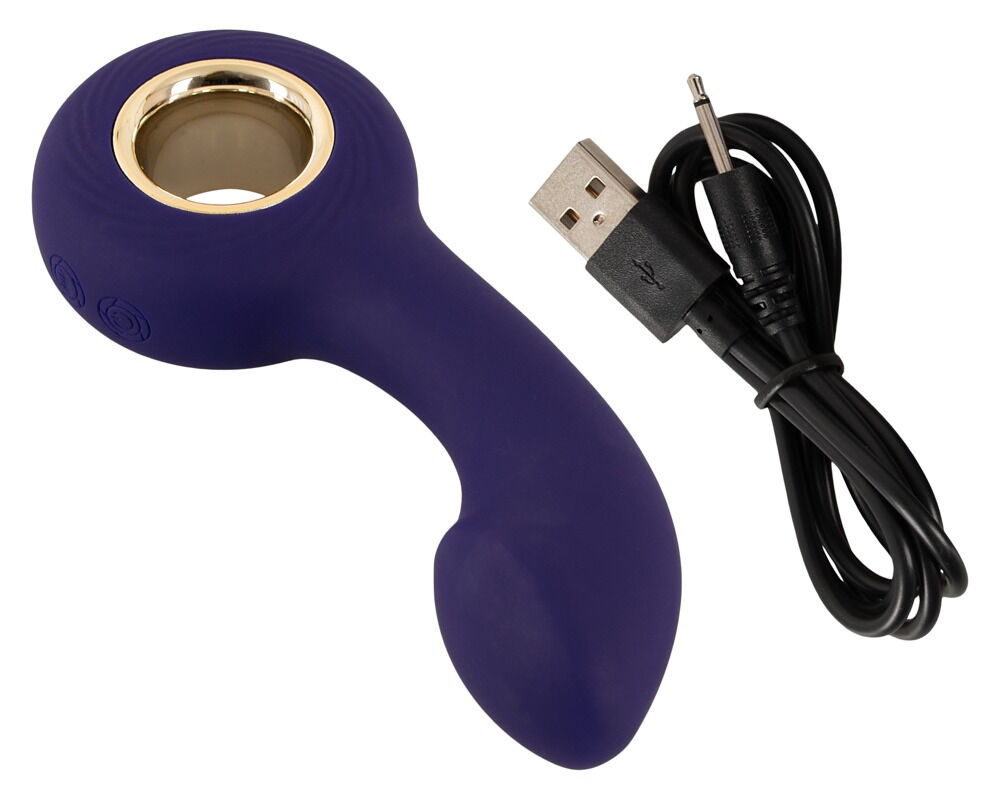 Vibrator „G-&P-Spot Massager“ mit praktischem Haltering