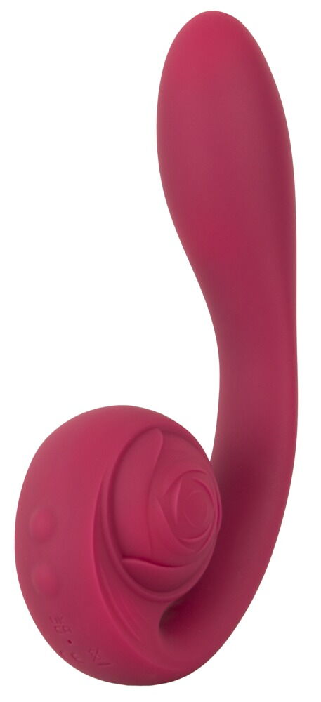 „Bendable Spot-on Vibrator“ mit biegbarer Rose für die Klitoris