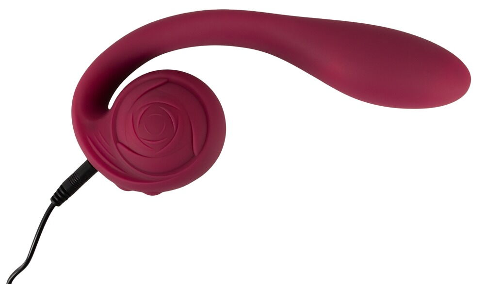 „Bendable Spot-on Vibrator“ mit biegbarer Rose für die Klitoris