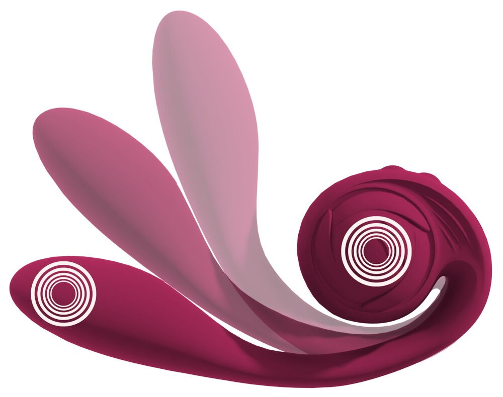 „Bendable Spot-on Vibrator“ mit biegbarer Rose für die Klitoris