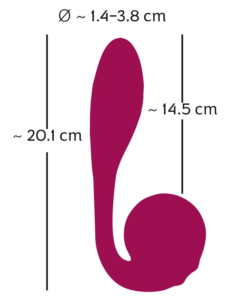 „Bendable Spot-on Vibrator“ mit biegbarer Rose für die Klitoris