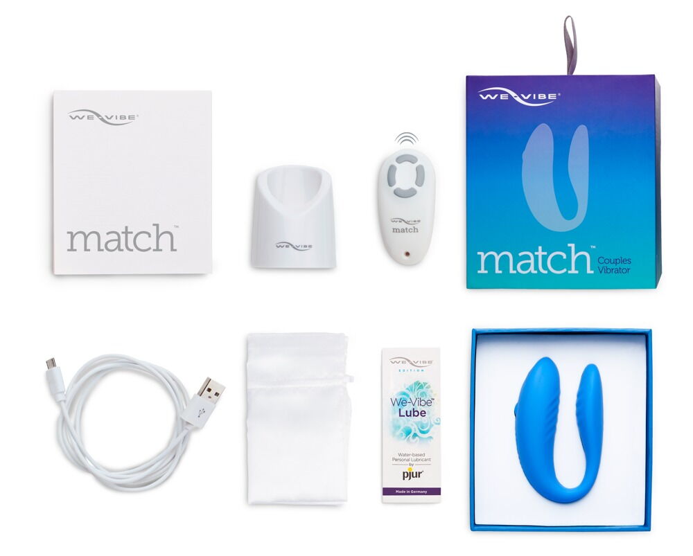 Paarvibrator „Match“, 10 Vibrationsstufen, wiederaufladbar