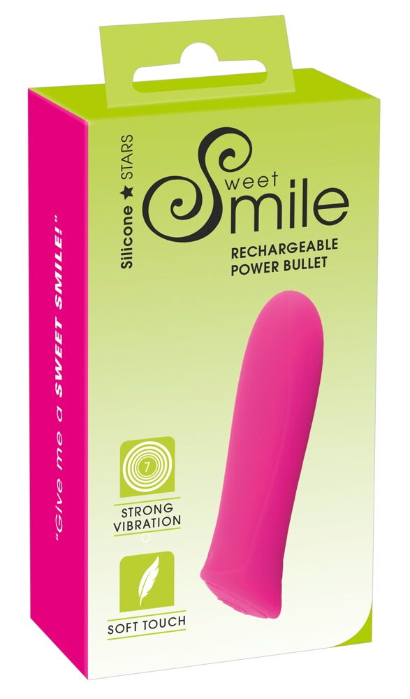 Minivibrator „Rechargeable Power Bullet” mit 7 Vibrationsmodi