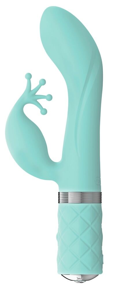 Rabbitvibrator „Kinky Luxurious Dual Massager“ mit Swarovski®-Kristall