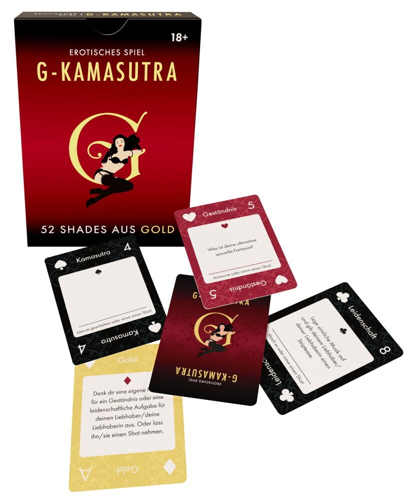 Paarspiel „G-Kamasutra“ mit 52 Spielkarten