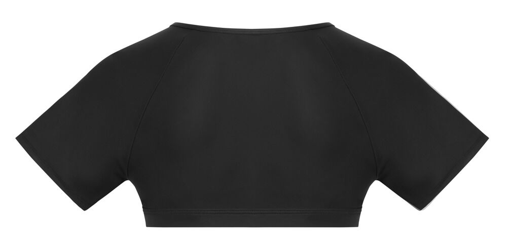 Crop-Top mit verstellbarem Unterbrust-Riemen