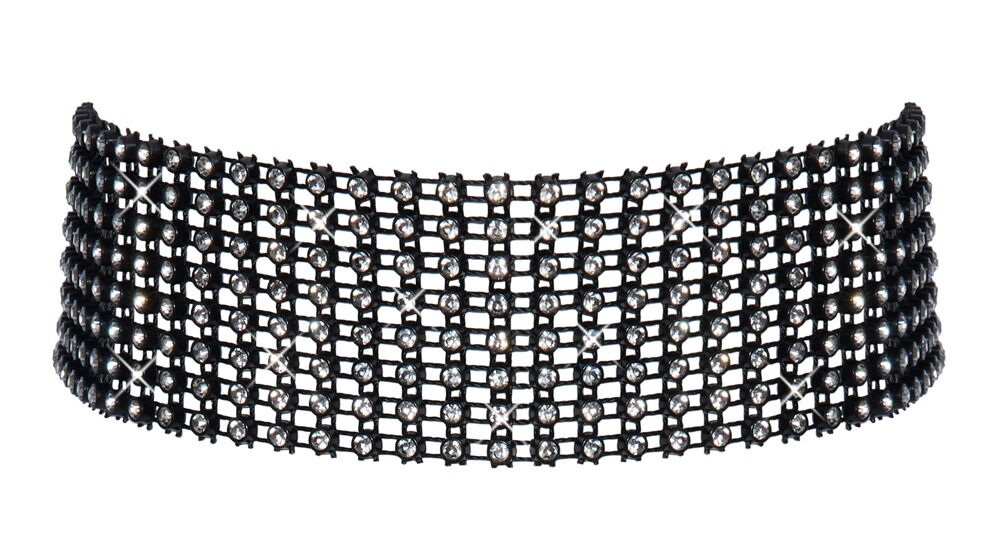 Strass-Halsband, verstellbar