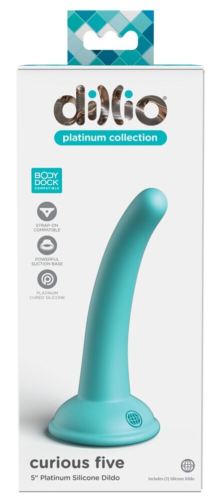 Dildo „Curious Five“ mit Saugfuß, Strap-on kompatibel