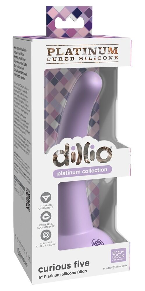 Dildo „Curious Five“ mit Saugfuß, Strap-on kompatibel