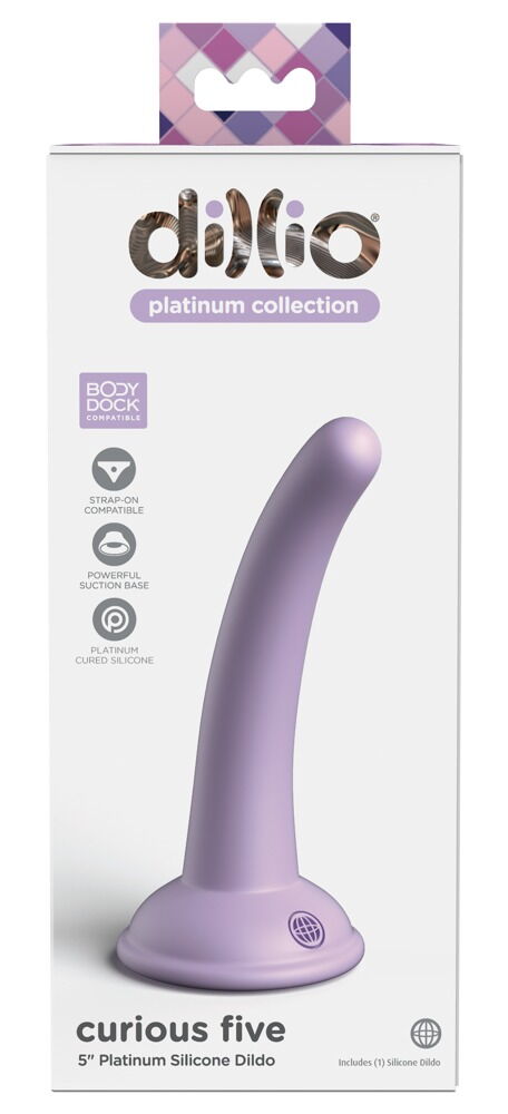 Dildo „Curious Five“ mit Saugfuß, Strap-on kompatibel