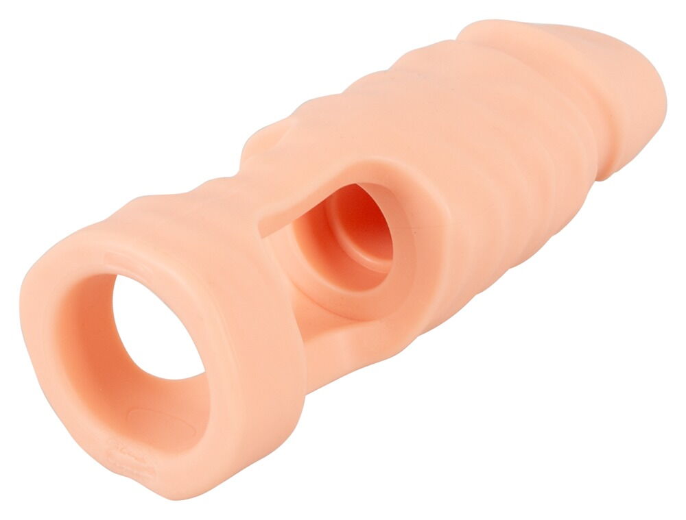 Hodenring „Ball Stretcher“ mit Naturdildo