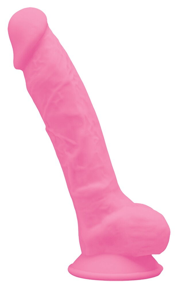 Naturdildo „Model 1 Glow in the Dark“ mit Saugfuß