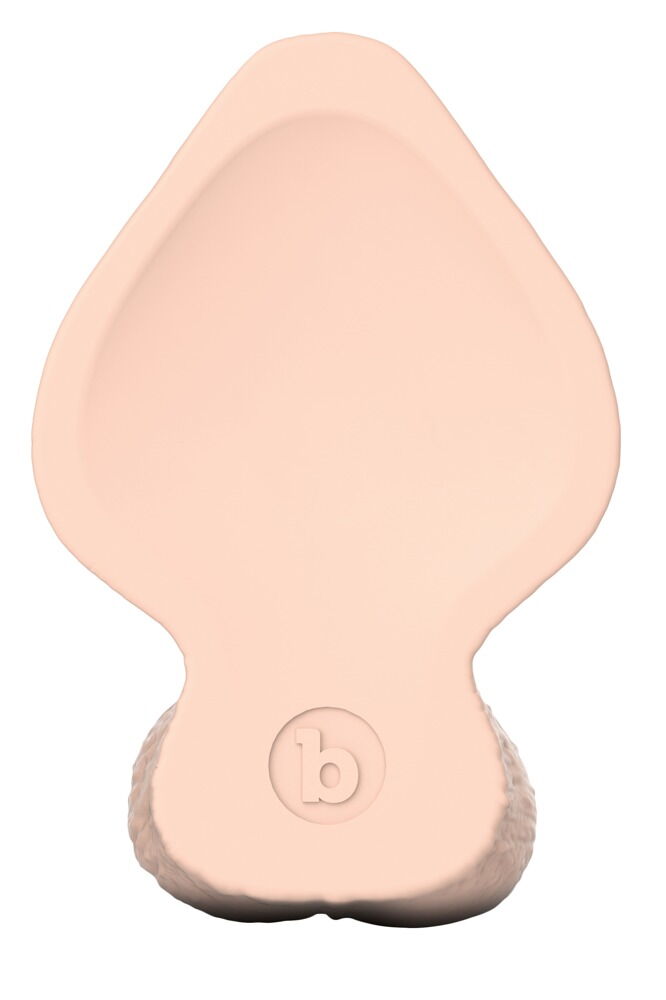 Naturdildo „slipskin girthy“ mit Saugfuß