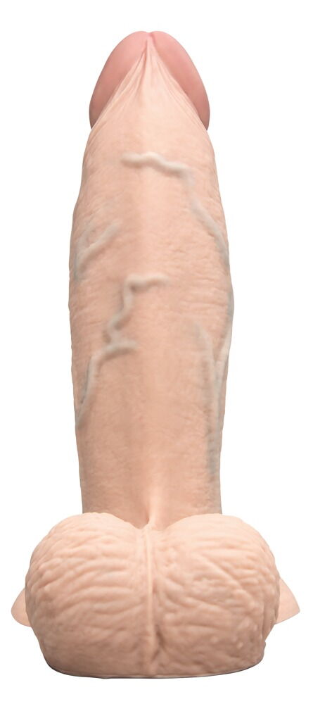 Naturdildo „slipskin girthy“ mit Saugfuß