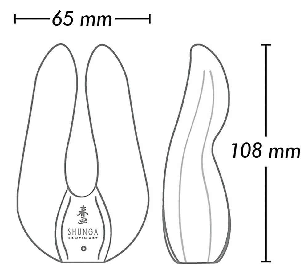 Doppelvibrator „Aiko“ mit 2 flexiblen Vibrofingern