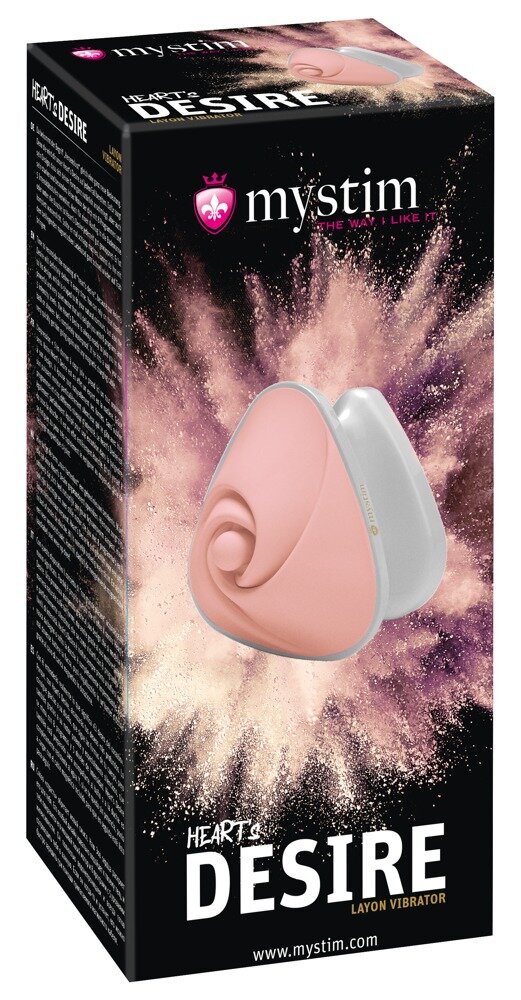 Auflegevibrator "Heart's Desire" mit 8 Vibrationsmodi von Mystim