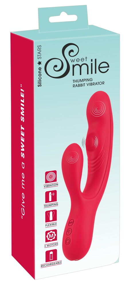 Rabbitvibrator mit Klopf-Funktion