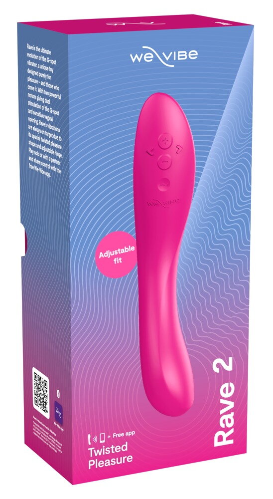 G-Punkt-Vibrator „Rave 2“ steuerbar per App und direkt am Toy