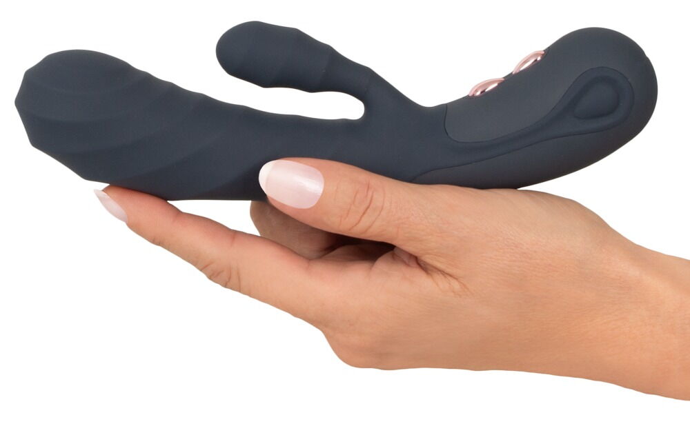 Rabbitvibrator „Oh!“ mit Stimulationsrillen