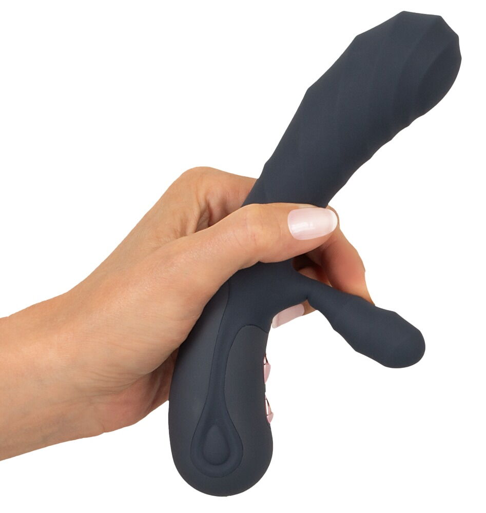 Rabbitvibrator „Oh!“ mit Stimulationsrillen