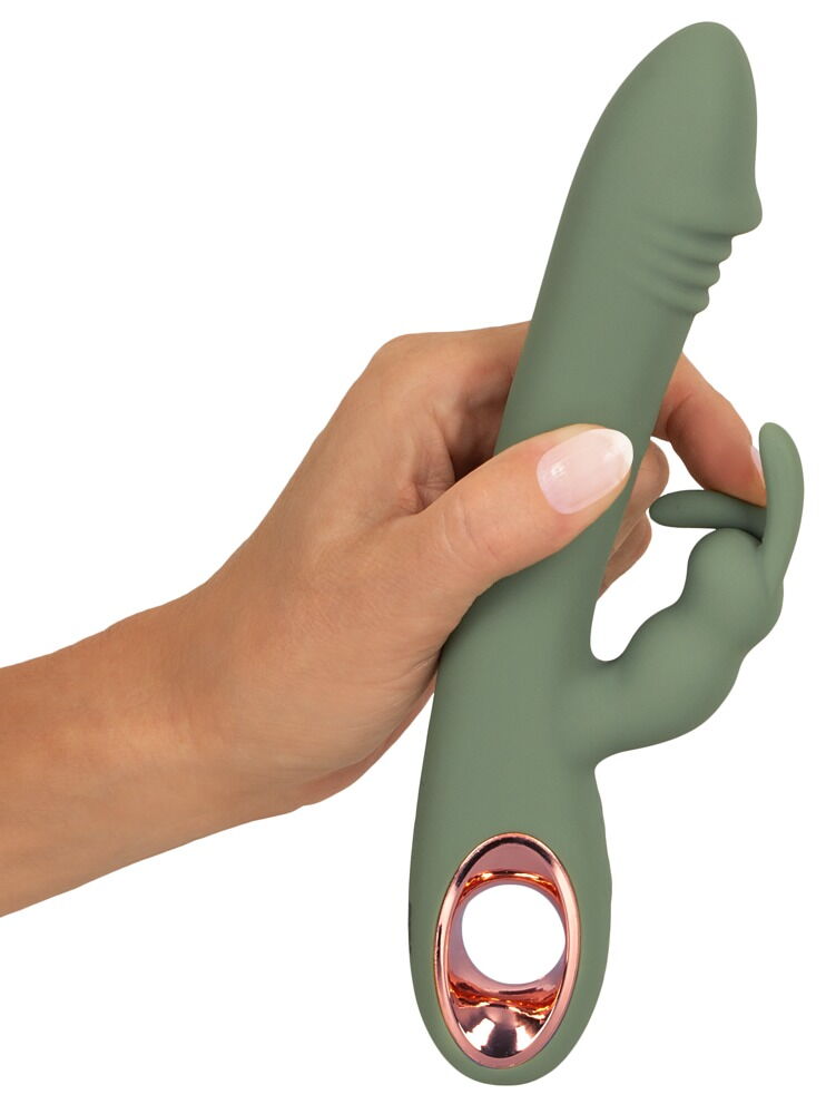 Rabbitvibrator „Slim Rabbit Olive“ mit 2 Motoren