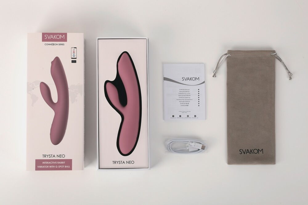 Rabbitvibrator „Trysta Neo“ mit beweglicher G-Punkt-Massagekugel