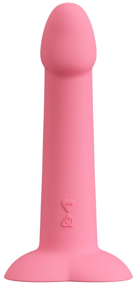 Vibrator „Heart Guy Pink“ mit herzförmigem Saugfuß