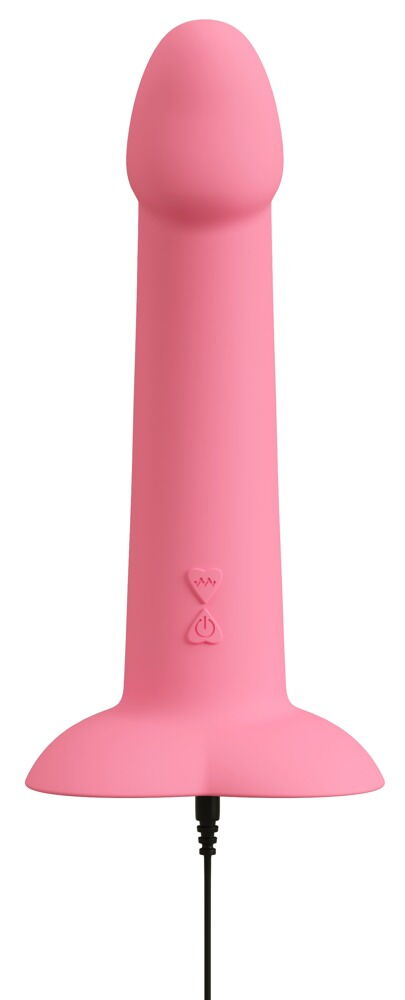 Vibrator „Heart Guy Pink“ mit herzförmigem Saugfuß