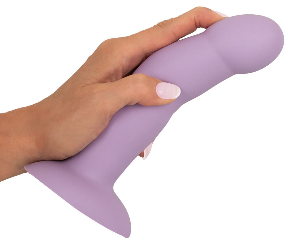 Vibrator „Heart Guy Purple“ mit herzförmigem Saugfuß