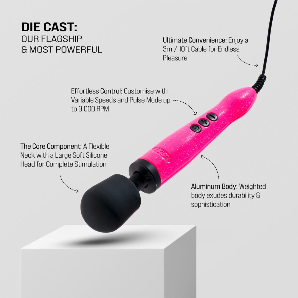 Massagestab „Die Cast“ mit stufenloser Vibration