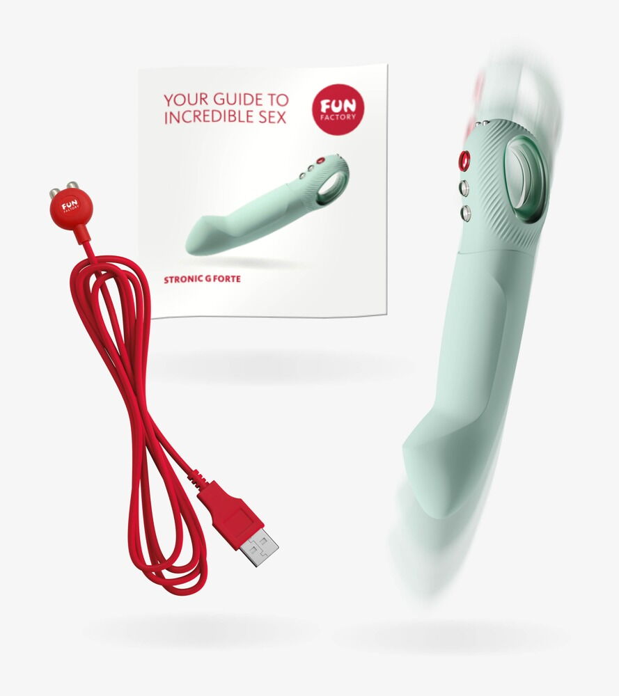 Stoßvibrator „Stronic G Forte“ mit G-Punkt-Spitze